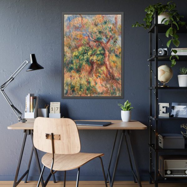 Landscape by Pierre-Auguste Renoir Framed Poster