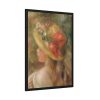93831-109.jpg Young Girl with Hat by Pierre Auguste Renoir Framed Poster