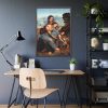 Leonardo da Vinci's The Virgin and Child with Saint Anne Framed Poster