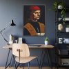 93831-130.jpg Leonardo da Vinci's The Portrait of a Musician Framed Poster