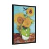 93831-137.jpg Vincent van Gogh's Vase with Three Sunflowers Framed Poster