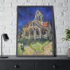 93831-147.jpg Vincent van Gogh's The Church at Auvers Framed Poster