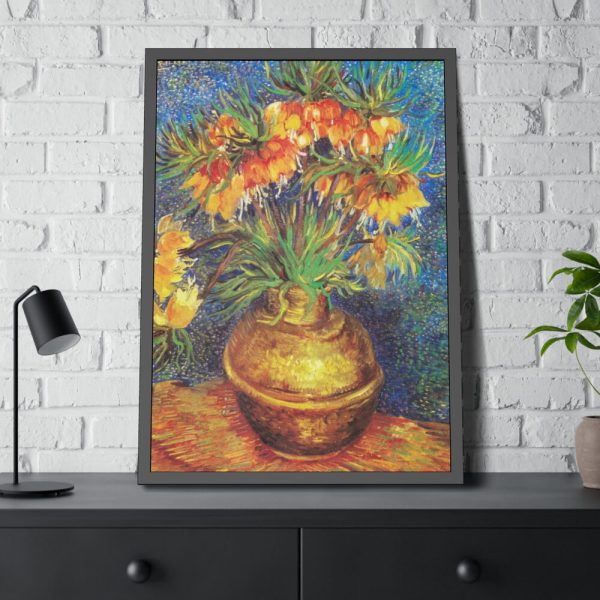 93831-155.jpg Vincent van Gogh's Imperial Fritillaries in a Copper Vase Framed Poster