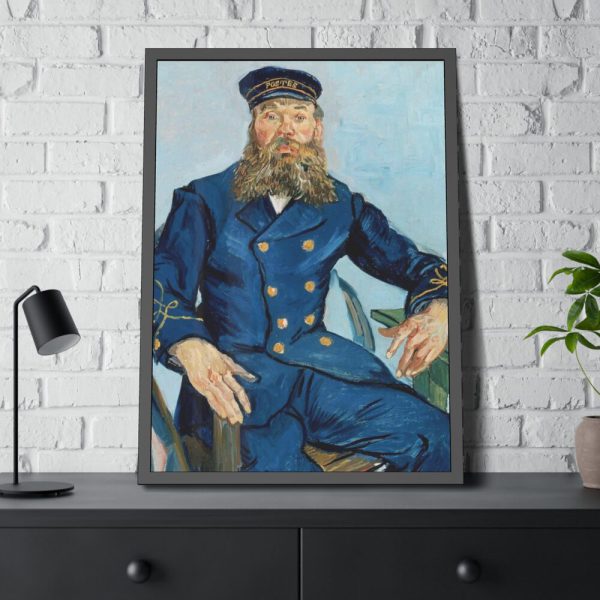 Vincent van Gogh's Portrait of the Postman Joseph Roulin Framed Poster