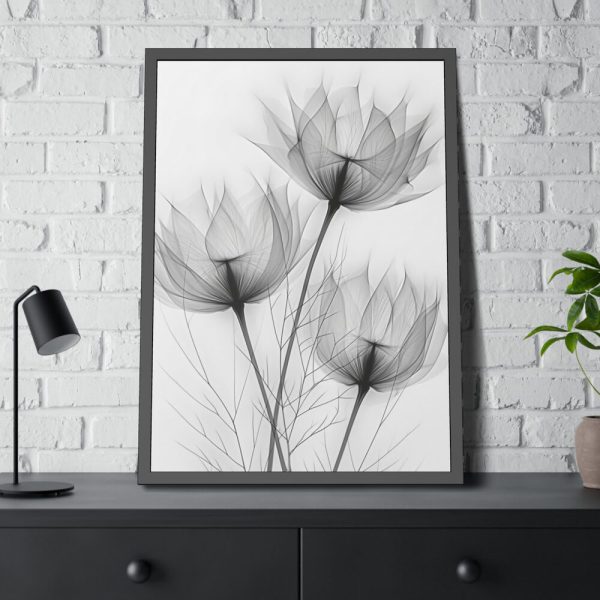 93831-195.jpg Delicate Flowers Art Framed Poster