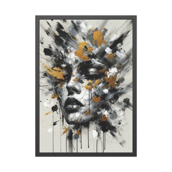 93831-204.jpg Harmonious Splashes in Black And White Framed Poster