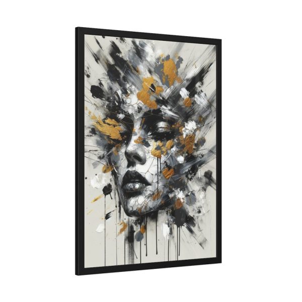 93831-205.jpg Harmonious Splashes in Black And White Framed Poster