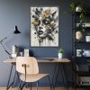 93831-206.jpg Harmonious Splashes in Black And White Framed Poster