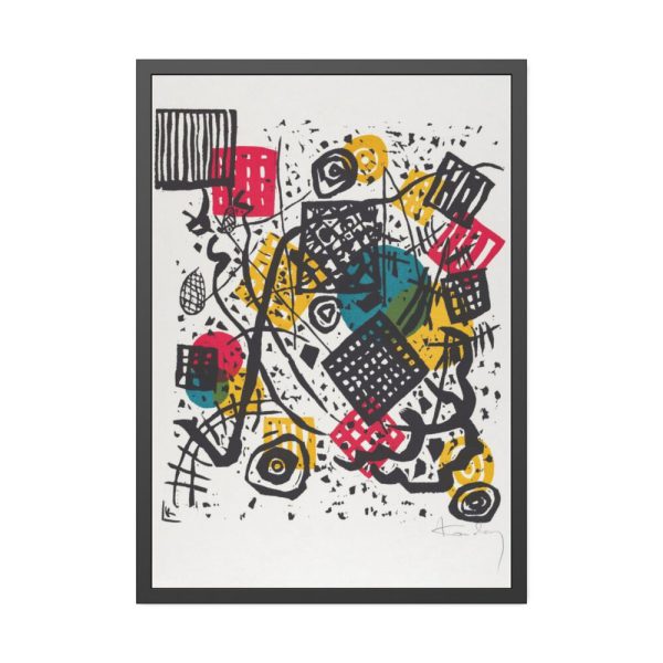 93831-44.jpg Kleine Welten V (Small Worlds V) by Wassily Kandinsky Framed Poster
