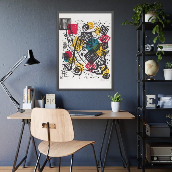 93831-46.jpg Kleine Welten V (Small Worlds V) by Wassily Kandinsky Framed Poster