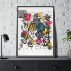 93831-47.jpg Kleine Welten V (Small Worlds V) by Wassily Kandinsky Framed Poster