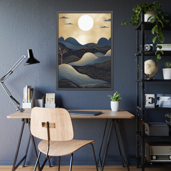 93831-62.jpg Moon Art, N°8 Framed Poster