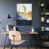 93831-66.jpg Moon Art, N°2 Framed Poster