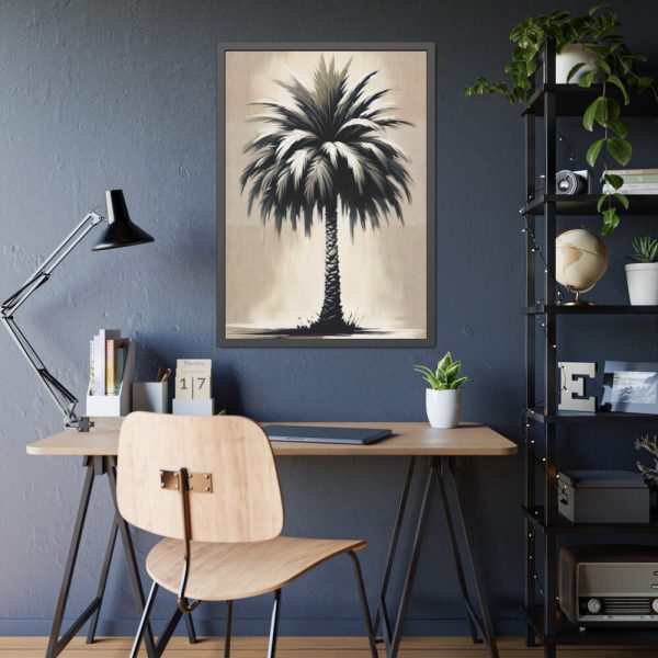 93831-74.jpg Palm Tree in Boho Style Framed Poster