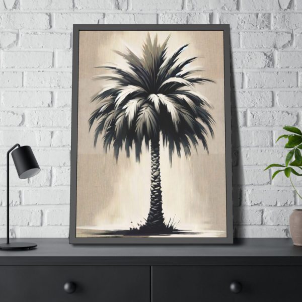 93831-75.jpg Palm Tree in Boho Style Framed Poster