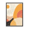 Sunny Boho Summer Framed Poster