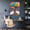 Tree of Life Watercolor Landscape Framed Poster