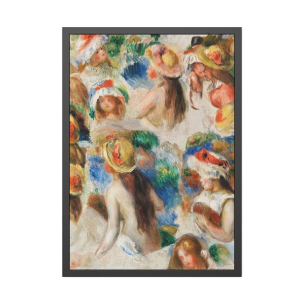 Study of Heads by Pierre-Auguste Renoir Framed Poster