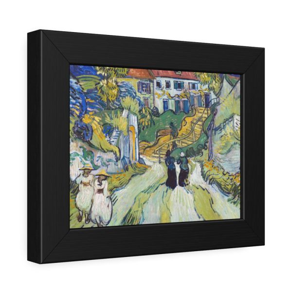 93836-1.jpg Vincent van Gogh's Stairway at Auvers Framed Poster