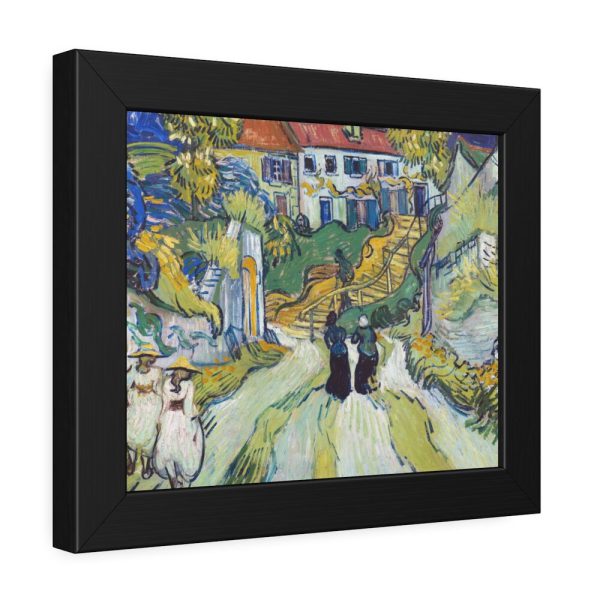 93839-1.jpg Vincent van Gogh's Stairway at Auvers Framed Poster