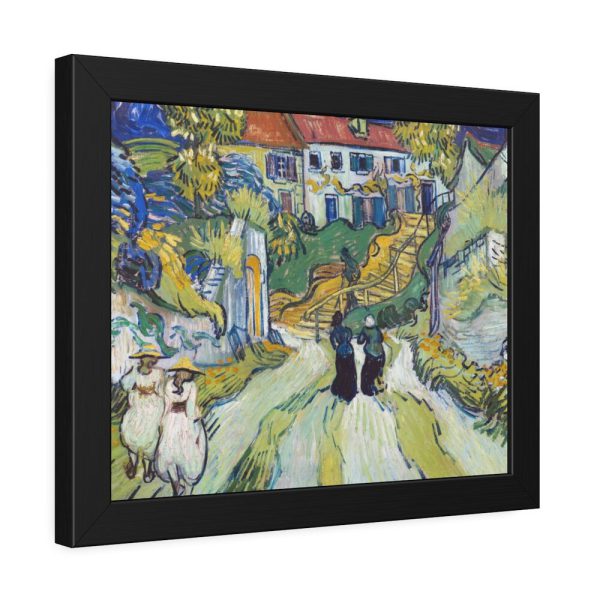 93841-1.jpg Vincent van Gogh's Stairway at Auvers Framed Poster