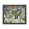 93844.jpg Vincent van Gogh's Stairway at Auvers Framed Poster