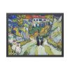 93850.jpg Vincent van Gogh's Stairway at Auvers Framed Poster
