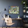 93850-2.jpg Vincent van Gogh's Stairway at Auvers Framed Poster