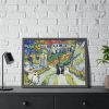93851-3.jpg Vincent van Gogh's Stairway at Auvers Framed Poster