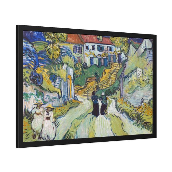 93853-1.jpg Vincent van Gogh's Stairway at Auvers Framed Poster
