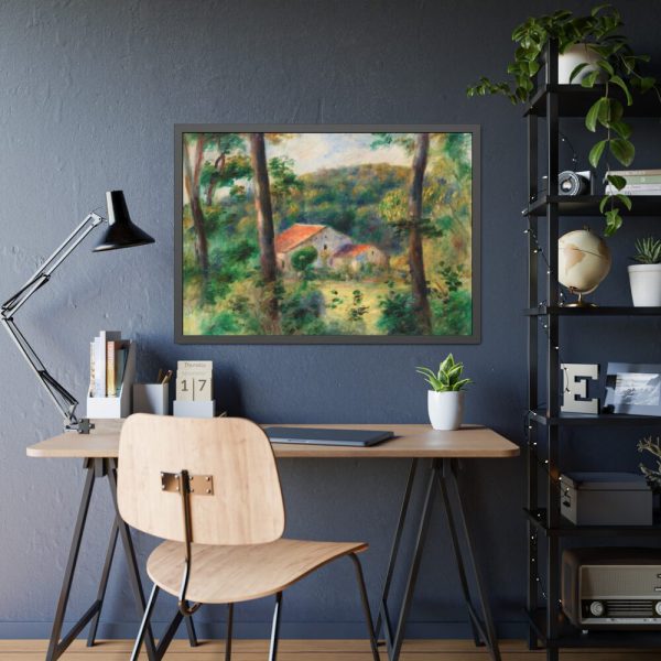 Environs of Briey by Pierre-Auguste Renoir Framed Poster