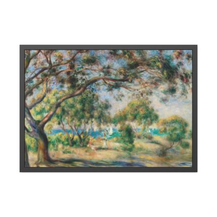 Bois de la Chaise by Pierre-Auguste Renoir Framed Poster