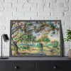 Bois de la Chaise by Pierre-Auguste Renoir Framed Poster