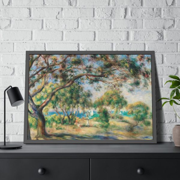 Bois de la Chaise by Pierre-Auguste Renoir Framed Poster