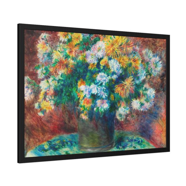 93854-125.jpg Chrysanthemums by Pierre-Auguste Renoir Framed Poster