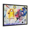 Yellow-Red-Blue by Wassily Kandinsky Framed Poster