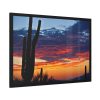 93854-133.jpg Cactus Sunrise Desert Framed Poster