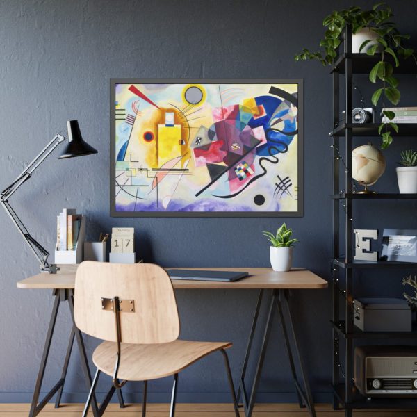 Yellow-Red-Blue by Wassily Kandinsky Framed Poster