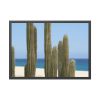 93854-156.jpg Cactus on the Beach Framed Poster