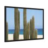 93854-157.jpg Cactus on the Beach Framed Poster