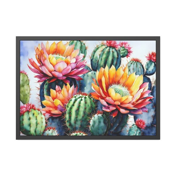 Cacti Cactus Art Framed Poster