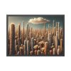 93854-176.jpg Forest of Tall Cactus Plants Framed Poster