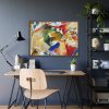 93854-18.jpg Painting with Green Center by Wassily Kandinsky Framed Poster