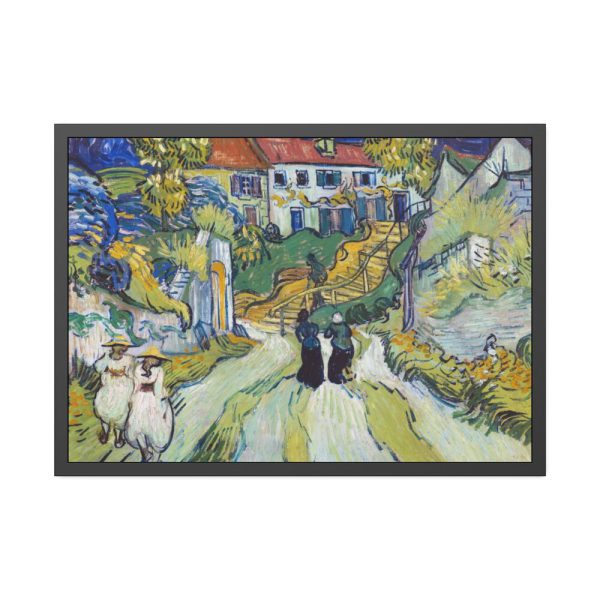 93854-200.jpg Vincent van Gogh's Stairway at Auvers Framed Poster