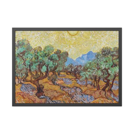 Vincent van Gogh's Olive Trees Framed Poster