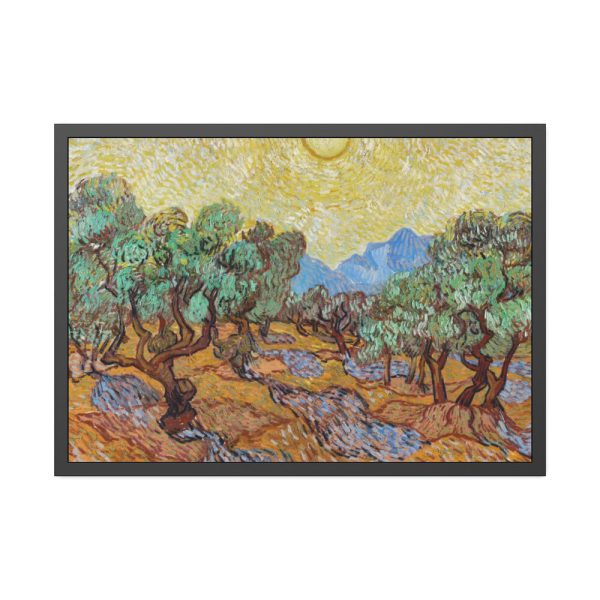 Vincent van Gogh's Olive Trees Framed Poster