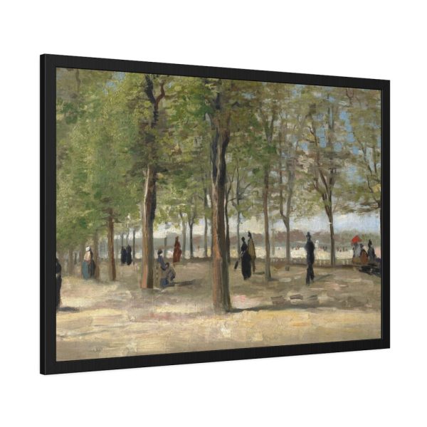 93854-225.jpg Vincent van Gogh's Terrace in the Luxembourg Gardens Framed Poster