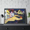 93854-23.jpg Murnau, Burggrabenstrasse 1 (1908) by Wassily Kandinsky Framed Poster