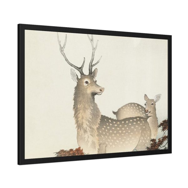 93854-241.jpg Couple of Deers Framed Poster