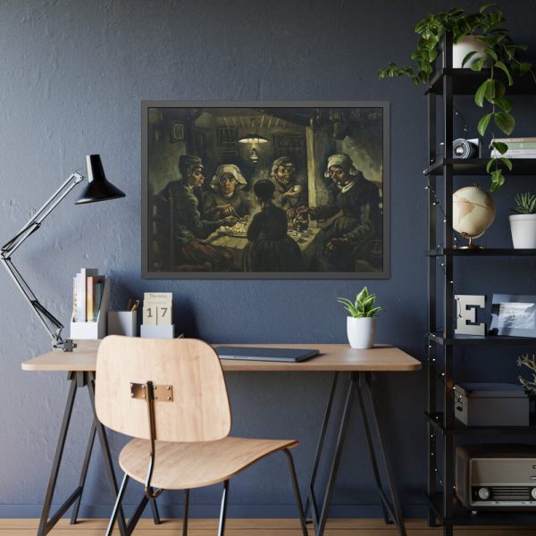 Vincent van Gogh's The Potato Eaters Framed Poster